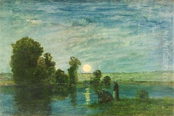 Effet De Lune Pres De Vernon, France - view 1