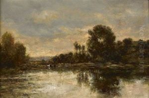 Troupeau Au Bord De L'eau Troupeau Au Bord De L'eau