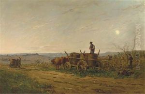 The Grape Harvest by Hippolyte Camille Delpy