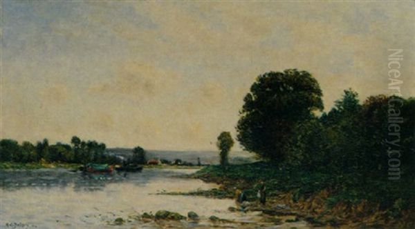 Wascherinnen Am Fluss - view 1