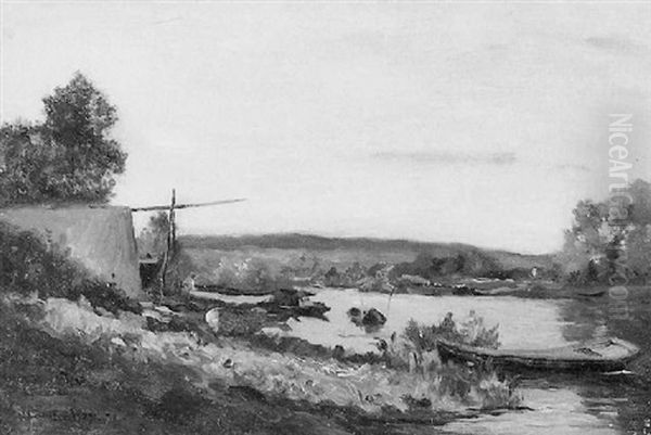 Punts On The River Bank - view 1