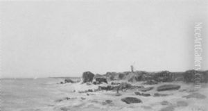 Le Moulin Sur La Greve by Hippolyte Camille Delpy