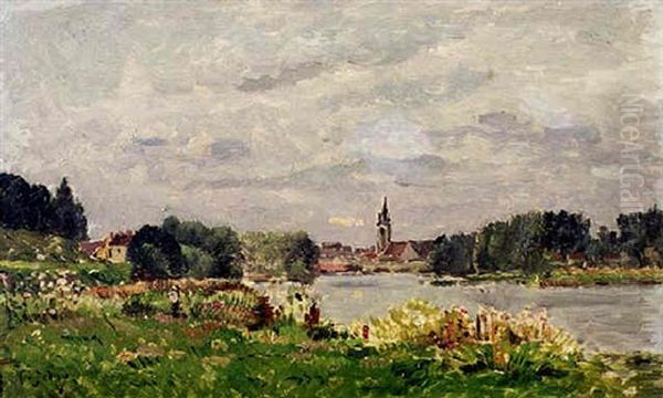Village View By The River - view 1