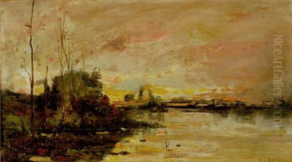 Bord De Riviere, Effet De Ciel - view 1
