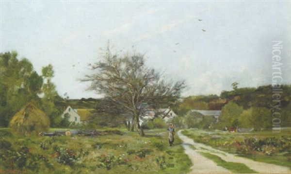 Woman On Path - view 1