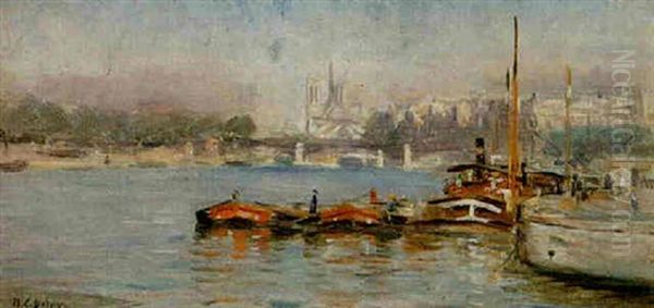 A View Of Notre-dame From The Seine, Paris - view 1