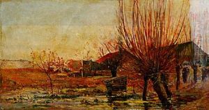 Environs De Berneval by Hippolyte Camille Delpy
