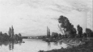 Bord De L'isle by Hippolyte Camille Delpy