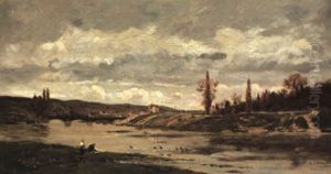 Laveuses Au Bord De L'oise