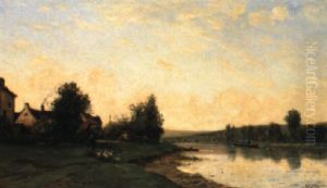 La Gardienne D'oies by Hippolyte Camille Delpy