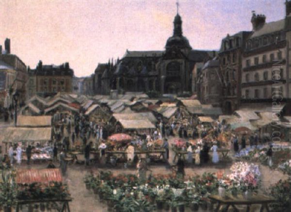 Le Marche Aux Fleurs A Dieppe - view 1