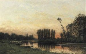 Sunset At Portejoie