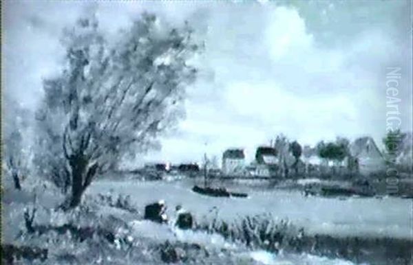 Les Lavandieres A La Riviere - view 1