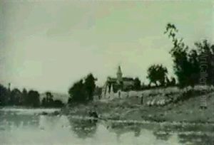 La Seine A Portrait by Hippolyte Camille Delpy