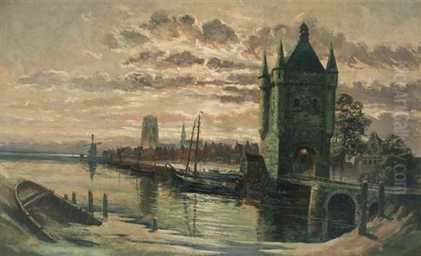 Haven Van Oostkerke Met Gezicht Op De Sint-kwintenskerk - view 1