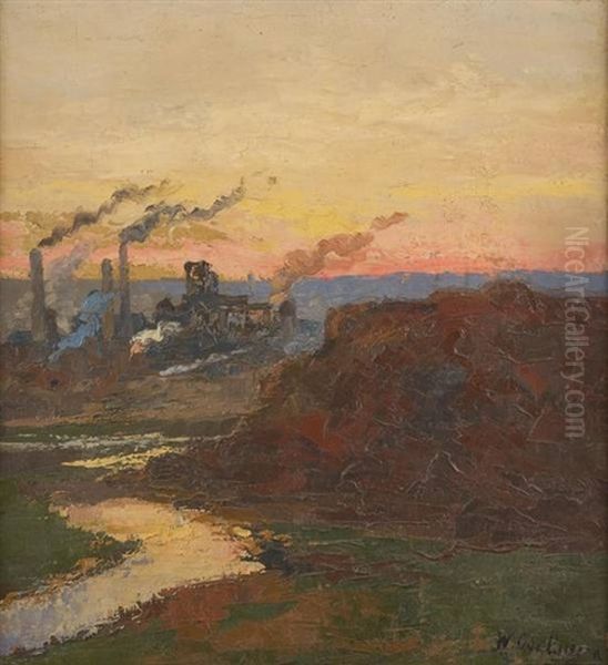 Coucher De Soleil Sur La Sambre - view 1