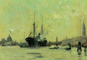 Indsejlingen Til Venedig by Gabriel Deluc