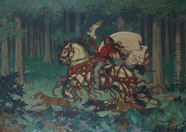 La Chasse Au Faucon - view 1