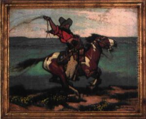 Cowboy Au Lasso by Henri Deluermoz