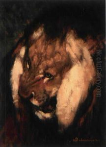 Tete De Lion by Henri Deluermoz