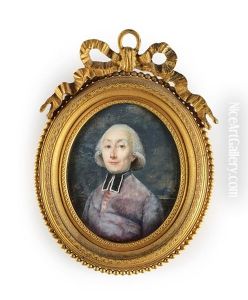 Portrait Du Pere Denis by Jean-Jacques-Thereza Delusse