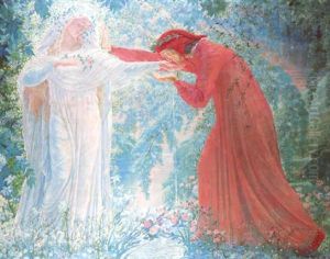 Dante Buvant Les Eaux Du Lethe by Jean Delville