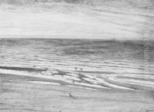 Figures And Horseman by Jean Delvin