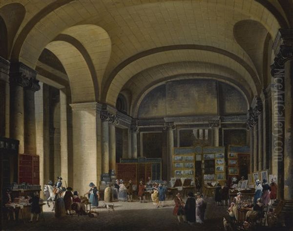 The Book Market Beneath The Louvre - view 1