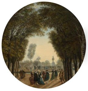 Blick Auf Die Tuileries by Pierre Antoine Demachy