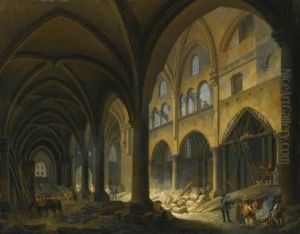 Demolition Of L'eglise Des Saints Innocents, Paris