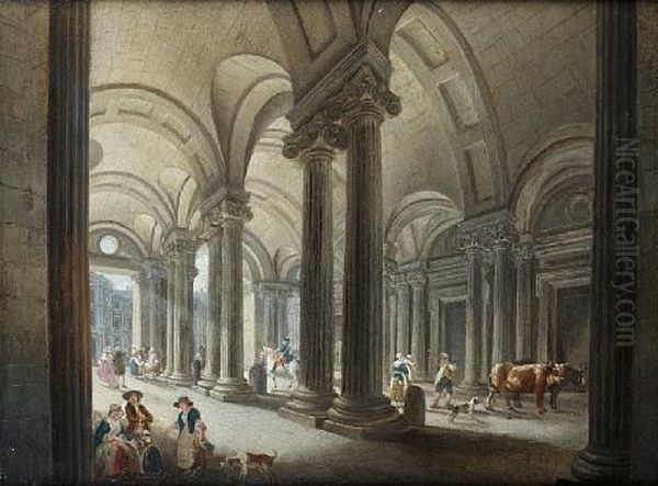 The Louvre From The Entrance To The Palais Royal - view 1