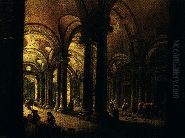 Vue De L'entree Du Palais Royal(?) - view 1
