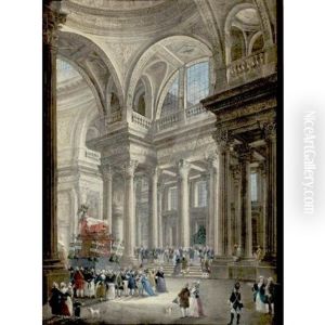 View Of The Pantheon After The Transfer Of Voltaire's Ashes (in Collab. W/his Studio)