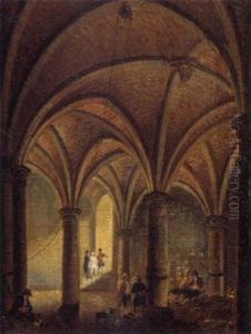 Vue De L'interieur De La Conciergerie