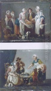 The Vegetable Seller by Pierre Antoine Demachy