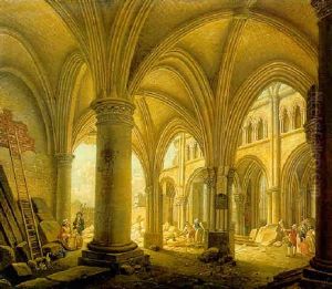 The Demolition Of The Church Of Saint-jean-en-greve, Paris