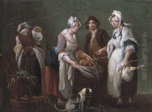 Scenes De Marche by Pierre Antoine Demachy