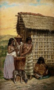 Indios Pisando Maiz by Bernabe Demaria