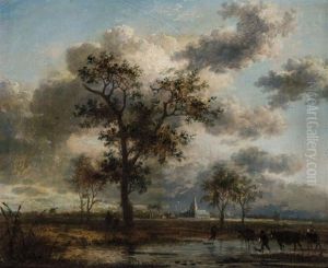 Paysage (landscape) by Jean-Louis Demarne