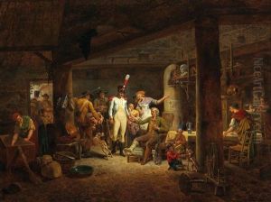 The Soldier"s Farewell by Jean-Louis Demarne