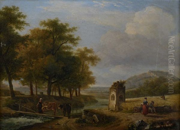 Scenes De La Vie Paysanne (pair) - view 1