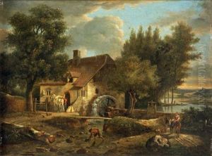Moulin A Eau by Jean-Louis Demarne