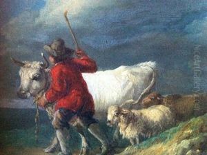 La Rentree Des Champs by Jean-Louis Demarne