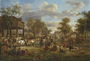 A Country Fair by Jean-Louis Demarne