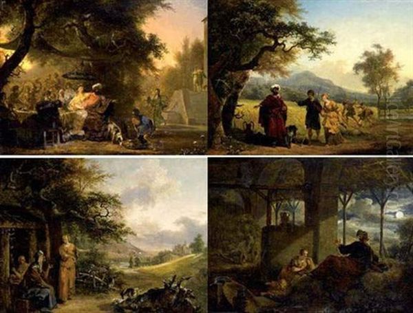 Scenes De L'histoire De Ruth Et Booz (+ 3 Others; 4 Works) - view 1