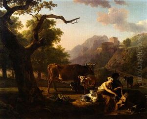 La Famille Du Berger by Jean-Louis Demarne
