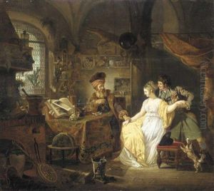 The Visit To The Alchemist by Jean-Louis Demarne