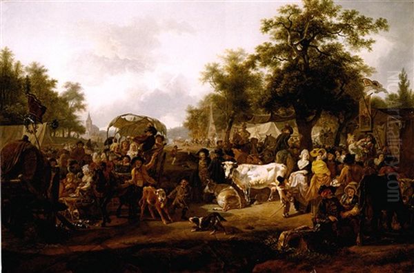 The Village Fair by Jean-Louis Demarne