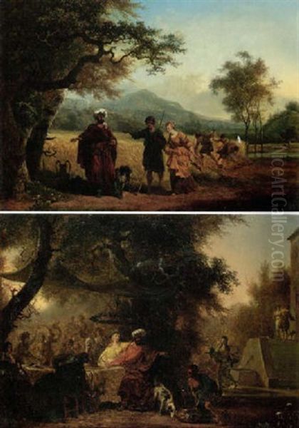 Scene From The Life Of Ruth: Ruth Leaving Her Native Land For Bethlehem - view 1
