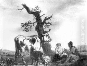 Scene Pastorale by Jean-Louis Demarne